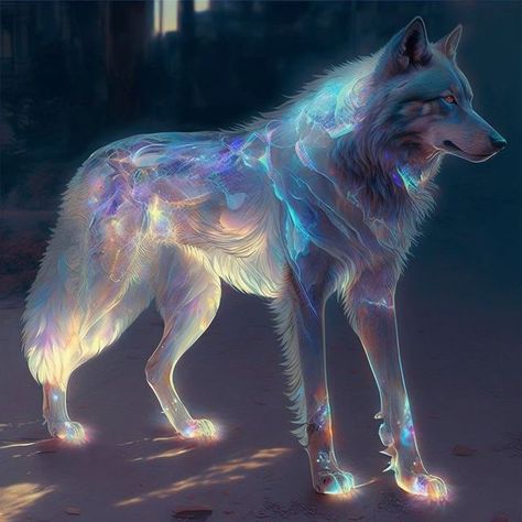 Wolf Art Fantasy, Magical Wolf, Robot Animal, Wolves And Women, Wolf Images, Mystical Animals, Fantasy Wolf, Spirit Animal Art, Really Cool Drawings