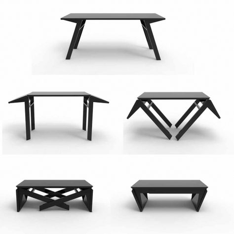 Duffy London MK1 Transforming Coffee Table Coffee Table Convert To Dining Table, Transforming Table, Best Coffee Table, Luxury Coffee, Transforming Furniture, Luxury Coffee Table, Modern Patio Furniture, Multipurpose Furniture, Folding Furniture