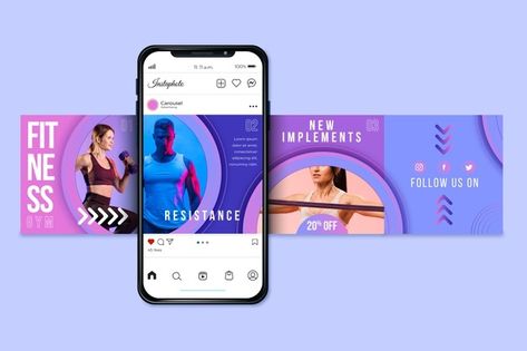 Plantillas de carrusel de instagram inspiradoras | Vector Gratis Carousel Template, Instagram Timeline, Instagram Grid Design, Instagram Design Creative, 포트폴리오 레이아웃, Instagram Carousel, Facebook Design, Timeline Design, Website Design Layout