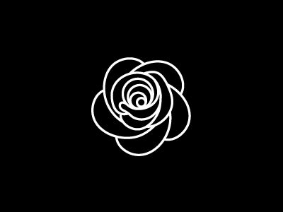 Rose pictogram - outline. Graphic symbol by Vera Matys. Rose Symbol Tattoo, Logos With Flowers, Flower Pictogram, Rose Vector Illustration, Rose Symbol, Outline Flower, Roses Graphic, Pictogram Design, Rose Outline