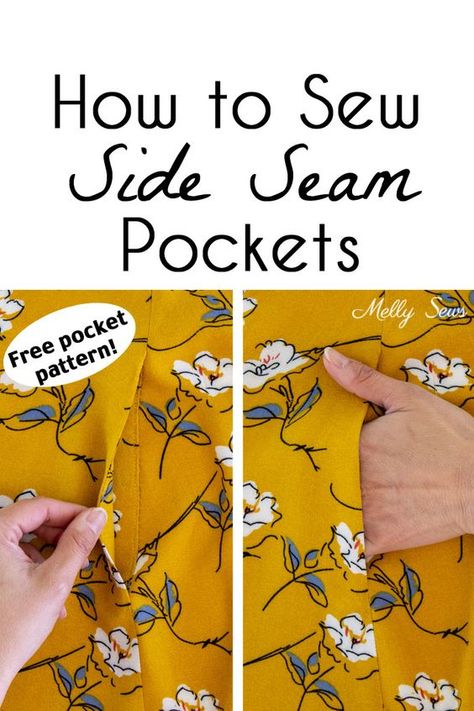 Sewing Pockets, Sew Ins, Beginner Sewing Projects Easy, Retro Pin Up, Leftover Fabric, Sewing Lessons, Sewing Projects For Beginners, Sewing Skills, Diy Couture