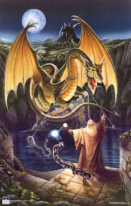 wizard and dragon | Green Dragon | Edward Billadeau | Flickr Dragon Sketches, Merlin The Wizard, Wizard Tattoo, Nordic Mythology, Edmund Dulac, Fantasy Wizard, Dungeons And Dragons Art, Dragon's Lair, Mythical Beast