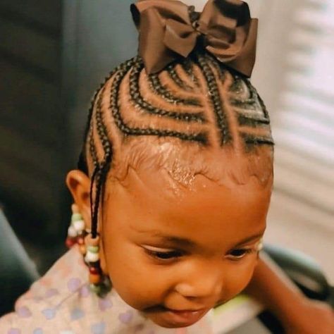 Cute Braids With Beads, Pictures Of Braids, Braids With Beads Hairstyles, Beads Hairstyles, Black Toddler Hairstyles, Kids Cornrow Hairstyles, Braids And Beads, Black Baby Girl Hairstyles, Braids Beads