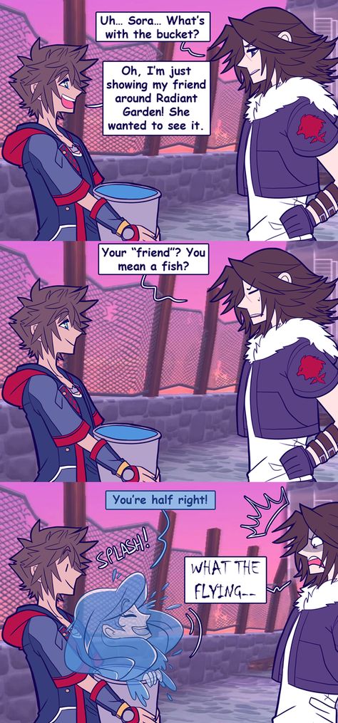 Kingdom Hearts Crossover, Kingdom Hearts Funny, Kingdom Hearts Fanart, Kingdom Hearts Art, Final Fantasy Artwork, Kingdom Heart, Kingdom Hearts 3, Art Folder, Fright Night