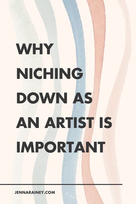 Most art business owners make the mistake of casting their net so wide that they dilute their offerings. Instead, learn how to find and stick with your niche to make your art business more profitable. Art Business Logo, Art Business Ideas, Artwork Series, Finding Your Niche, Art Biz, Logo Creator, Art Advice, Create Logo, Beautiful Logos Design