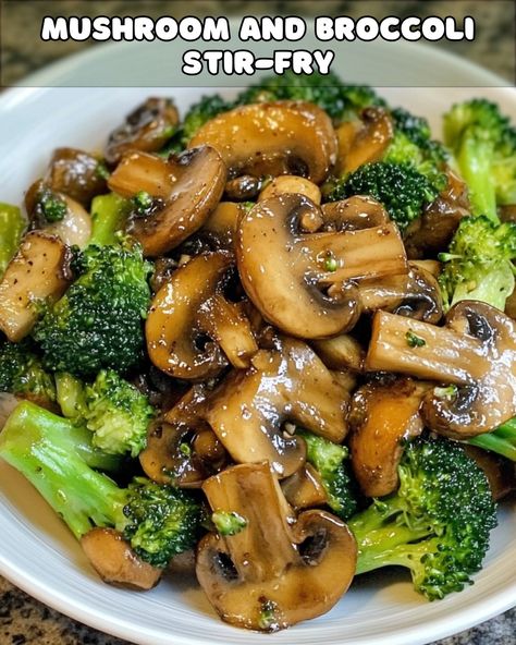 Mushroom and Broccoli Stir-Fry: A Quick and Healthy Side – Foodyhealthylife Brocolli And Mushroom Stirfry, Stir Fry Broccoli And Mushrooms, Mushroom Broccoli Stir Fry, Mushroom And Bokchoy Stirfry, Broccoli And Mushrooms Recipes, Broccoli And Mushrooms Side Dish, Mushroom And Broccoli Recipes, Broccoli And Mushroom Recipes, Broccoli Mushroom Recipes