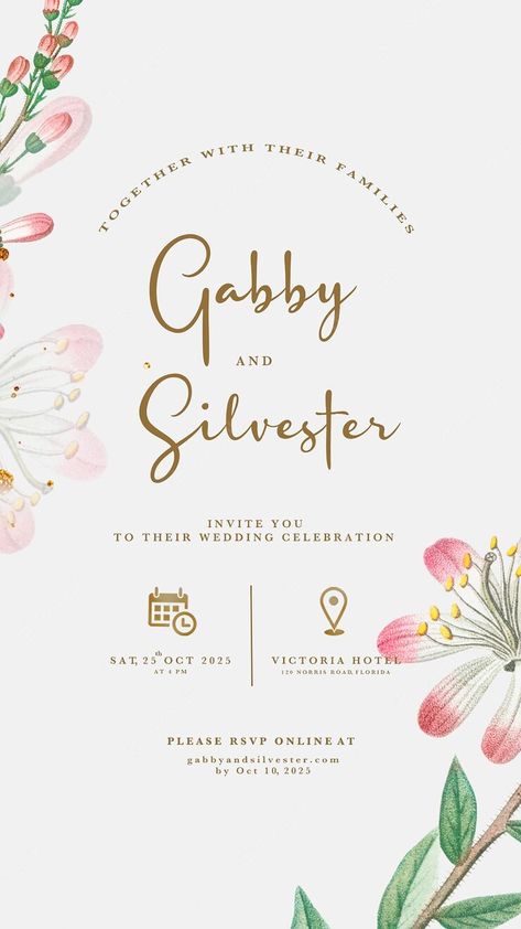 Wedding Invitations Arabic, Shadow Video, Luxury Invitation, Digital Wedding Invitations, Food Poster Design, Digital Weddings, Cute Memes, Watercolor Flower, Food Poster