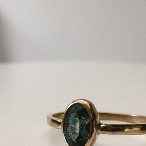 hart & stone | emily on Instagram: "What we love about this Montana Sapphire Engagement ring...⁠ ⁠ - it's a 100% conflict-free gemstone⁠ - mined in America⁠ - quality cut⁠ - Sapphire is a really strong stone, making it great for everyday wear⁠ - a low profile bezel setting isn't going to snag clothes, is smooth to the touch, and is super secure." Engagement Rings Montana Sapphire, Bezel Sapphire Engagement Ring, Wedding Stack, Montana Sapphire Engagement, Montana Sapphire Engagement Ring, Paper Rings, Bezel Engagement Ring, Agate Engagement Ring, Paper Ring