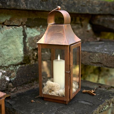 Outdoor hanging lanterns