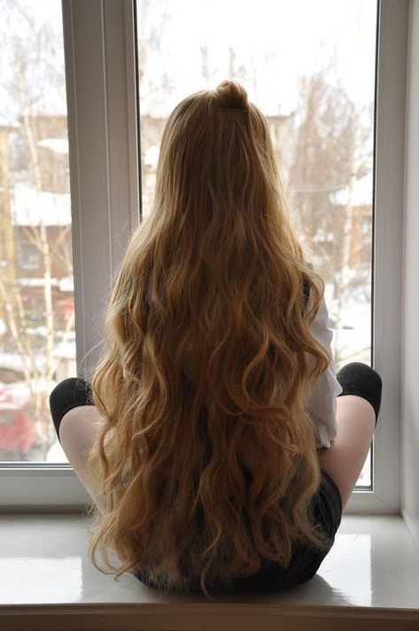 Wavy Haircut, Waist Length Hair, Really Long Hair, Long Red Hair, Long Natural Hair, Super Long Hair, Long Wavy Hair, Very Long Hair, Long Hair Girl