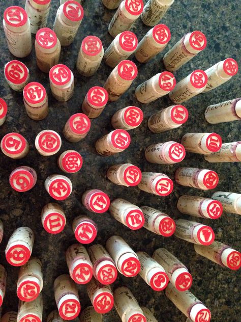 Wine Pull Event: Used wooden bingo numbers and glued in corks. Numbers were purchased at Hobby Lobby,  To get help with your next fundraiser, contact us at www.muradauctions.com. Auction Games, Wine Pull, School Auction, Gala Ideas, Raffle Baskets, Auction Fundraiser, Wine Tasting Events, Auction Ideas, Wine Event