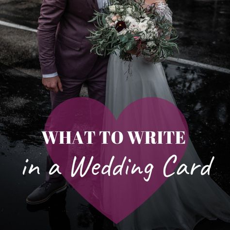 Here are more than 50 examples of what to write in a wedding card. Use these to get inspired and create your own meaningful message for the newlyweds in your life. Wedding Card Sentiments, Wedding Sentiments For Cards, Wedding Wishes Messages, Wedding Phrases, Wedding Wishes Quotes, Wedding Card Quotes, Spring Wedding Outfit, Non Traditional Wedding Rings, Non Traditional Wedding Ring