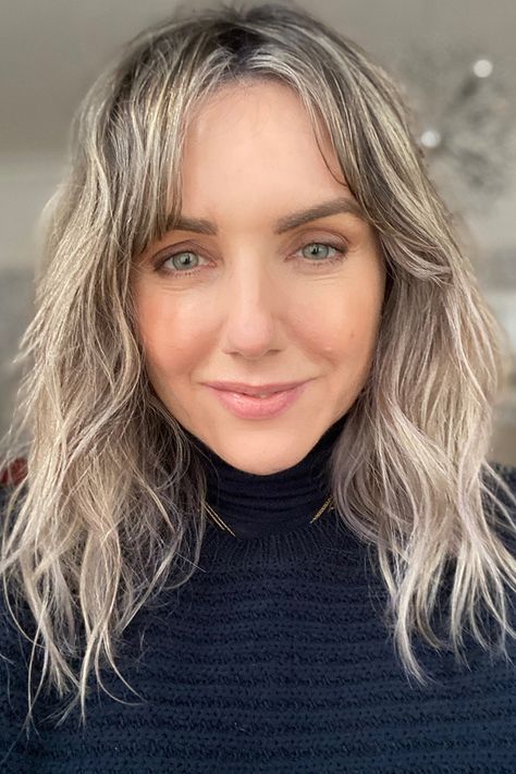 Why Beauty Writer Sali Hughes Decided To Go Grey Overnight | British Vogue Hair Hashtags, Ash Gray Hair Color, Sali Hughes, Gray Balayage, Grey Blonde Hair, Salt And Pepper Hair, Grey Hair Inspiration, Ash Hair Color, She Did It