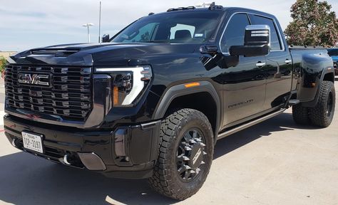 GMC Sierra 3500HD Heavy-Duty Dually Denali Ultimate Diesel Gmc Sierra 3500 Dually, Gmc Sierra Denali, Gmc Denali, Sierra Denali, Gmc Trucks, Gmc Sierra 1500, Sierra 1500, Gmc Sierra, Big Trucks