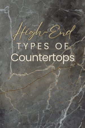 When it comes to high-end countertops, marble is often considered the epitome of luxury and sophistication. Renowned for its timeless elegance and unique veining patterns, marble exudes opulence. Its natural beauty and the distinct character it adds to any space make it a popular choice for high-end kitchens. #countertops #typesofcounters #countertoptypes #granitecounters #quartzcounters #concretecounters #butcherboxcounters #marblecountertops #highendcountertops High End Quartz Countertops, Unique Natural Stone Countertops, High End Countertops, Casa Blanca Granite Countertops, Honed Countertops Kitchen, Luxury Kitchen Countertops, Unusual Countertop Ideas, 2 Countertop Colors In Kitchen, Kitchens With Marble Countertops