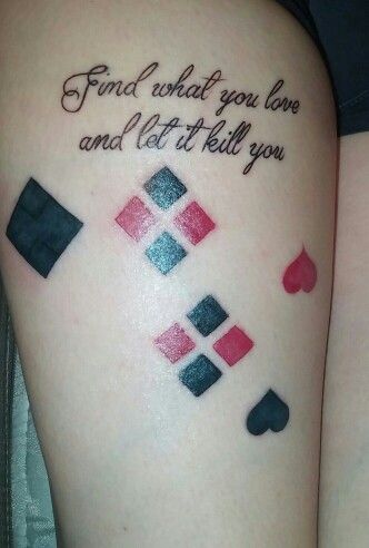 Puddin' Harley Quinn's Tattoos, Harley Quinn Tattoo Ideas, Harley Quinn Tattoos, Joker And Harley Tattoo, Harley Tattoo, Harley Joker, Harley Tattoos, Harley Quinn Tattoo, Harley Quinn Quotes