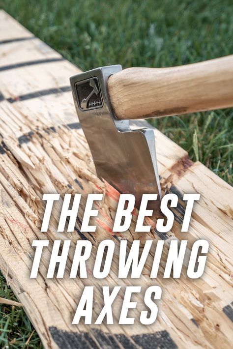 Ace Throwing Target Diy, Ax Throwing Backyard, Ax Throwing Target Diy, Ax Throwing, Throwing Hatchet, Antler Knife, Throwing Games, Diy Yard Games, Small Wedding Bouquets