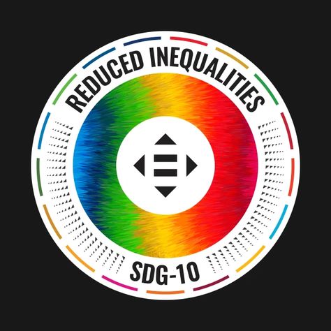 UN SDG 10 - Reduced inequalities - Un 2030 Sustainable Development Goal 10 - T-Shirt | TeePublic Decent Work And Economic Growth, Reduced Inequalities, Venture Capitalist, Public Private Partnership, Quality Education, Economic Growth, Sustainable Development Goals, School Board, Economics