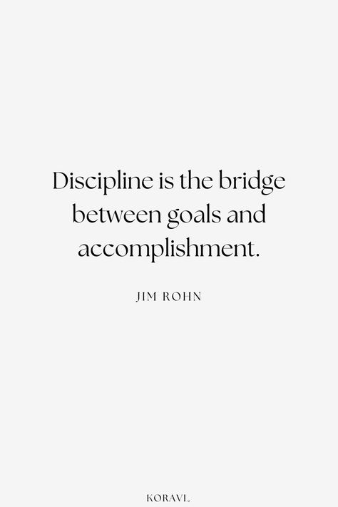 Discipline is the bridge between goals and accomplishment.  Discipline ; goal ; accomplishment ; motivation ; quote ; quotes Discipline Is The Bridge Between Goals, Quotes About Accomplishment, Quotes About Discipline, Accomplishment Quotes, Hard Challenge, 75 Hard Challenge, Straight Path, Discipline Quotes, 75 Hard