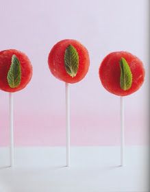 The Peak of Chic®: Peter Callahan & "Bite by Bite" Watermelon Man, Fall Feast, Watermelon Pops, Palate Cleanser, Watermelon Party, Watermelon Mint, Mint Recipes, Appetizer Ideas, Catering Ideas