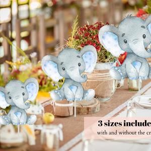 Safari Animal Cutouts Centerpieces Diaper Cake Topper Baby | Etsy Centerpieces Blue, Elephant Centerpieces, Centerpieces For Wedding, Crown Baby Shower, Girl Baby Shower Centerpieces, Showers Ideas, Elephant Baby Shower Decorations, Animal Cutouts, Boy Baby Shower Ideas