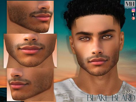 Stubble beard in 13 colors - HQ Compatible. Sims 4 Beard Patreon, Beards And Mustaches, Stubble Beard, Sims 4 Cas Mods, Men's Facial Hair, Mens Facial Hair Styles, Sims 4 House Building, Male Hair, Sims 4 Cc Skin