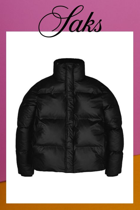 Made of coated polyester, this Rains puffer jacket conveys a boxy silhouette. A fleece-lined mockneck and side slip pockets complete this insulated style..Mockneck.Long sleeves.Zip- & snap-front closure.Side slip pockets.100% polyester.Lining: 100% nylon.Spot clean.Imported..SIZE & FIT..Regular fit.Model measurements: 6'2" tall.Model measurements: chest 40".Model is wearing a US size Medium. Best Puffer Jacket, Birthday Discount, Long Neck, Unisex Jacket, Designer Outfits Woman, Puffer Jacket, Trending Accessories, Down Jacket, Designing Women