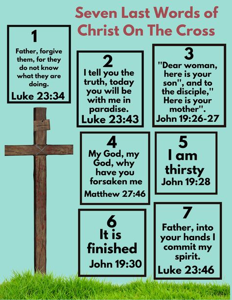 The Seven Last Words Of Jesus On The Cross, 7 Sayings Of Jesus On The Cross, Seven Words Of Jesus On The Cross, 7 Last Words Of Jesus On The Cross, 7 Last Words Of Jesus Christ, Seven Last Words Of Jesus, Jesus Dies On The Cross, Jesus Last Words, Priestly Garments