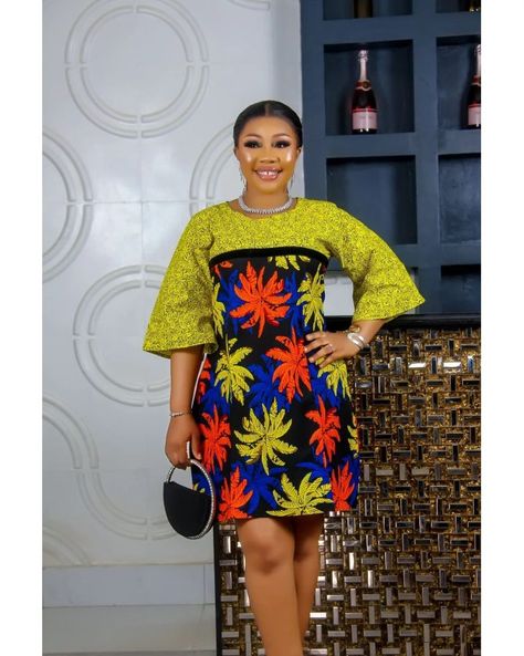 Latest and Simple Ankara Short Dresses in 2023. Ankara Short Flare Gown Styles, Short Flare Gown Styles, Ankara Short Dresses, Short Flare Gown, Flare Gown Styles, Latest Gown Styles, Ankara Short Gowns, Beautiful Ankara Styles, Ankara Short