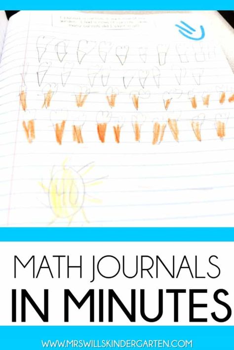 Kindergarten Math Journals, Math Journals Kindergarten, Math Journal Prompts, Math Notebook, Math Journal, Daily Math, Kindergarten Lesson Plans, Math Journals, Homeschool Learning