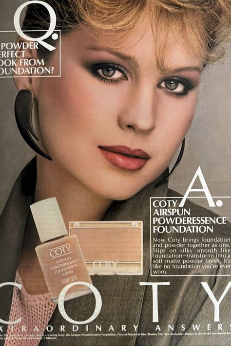 Croty Makeup McCall's Magazine August 1987 - 1980s Life, Lifestyle, Aesthetic, Style, Fashion, Hair, Outfits, Vibe, Beauty, Media, Advertisments, Marketing, Ads, 80's, Nostalgia, Throwback 1980s Makeup, Vintage Makeup Ads, 80s Makeup, Vintage Advertising Art, Makeup Ads, Retro Makeup, Beauty Marketing, Vintage Advertising Posters, Fashion 80s