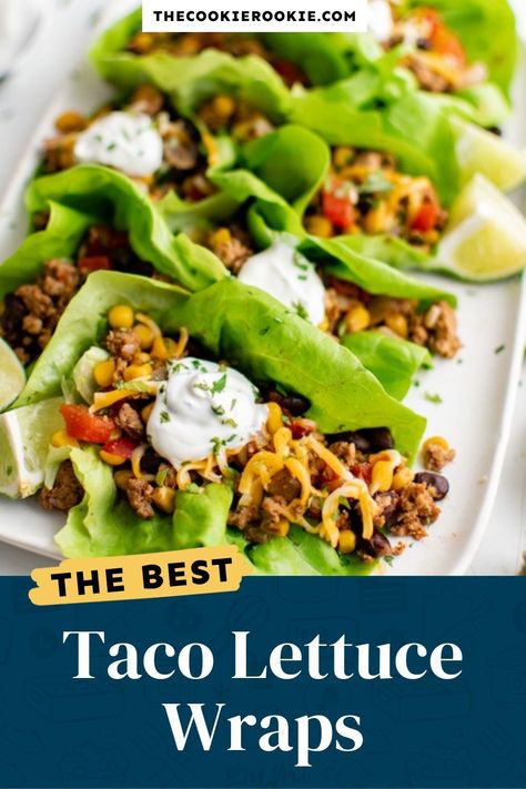 Looking for a healthy and flavorful dish for Cinco de Mayo? These Taco Lettuce Wraps are perfect! Boldly seasoned ground turkey, black beans, and corn are wrapped in lettuce for a light and filling entree. Loaded with Mexican flavors, they're a great option for a low-carb and gluten-free dinner. Pop over to my site for the recipe and enjoy it with your family and friends! Ground Turkey Lettuce Wraps, Turkey Taco Lettuce Wraps, Taco Lettuce Wraps, Lettuce Tacos, Turkey Lettuce Wraps, Beef Recipe Instant Pot, Lettuce Wrap Recipes, Healthy Tacos, Ground Turkey Recipes