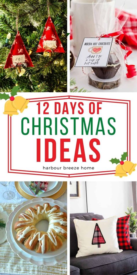 12 Days of Christmas Ideas | Crafts, Decor & Recipes 12 Days Of Christmas Craft Ideas, Celebrate 12 Days Of Christmas, 12 Days Of Christmas Bulletin Board, 12 Days Of Christmas Song Gift Ideas, 10 Days Of Christmas Ideas, 12 Days Of Christmas Party Ideas, 12 Days Of Christmas Decorating Ideas, 12 Days Of Christmas Ornaments Diy, 12 Days Of Christmas Decorations