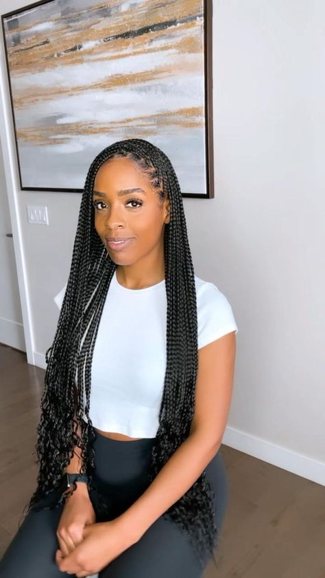 LIGHT WEIGHT MEDIUM BRAIDS/ LONG LIGHT WEIGHT KNOTLESS BRAIDS in 2022 | Single braids, Long braids, Goddess braids Medium Braids, Braids Hairstyles For Black Women, Braids Long, Goddess Braids Hairstyles, Single Braids, African Hair Braiding Styles, Box Braids Hairstyles For Black Women, Braids Hairstyles Pictures, Braided Cornrow Hairstyles