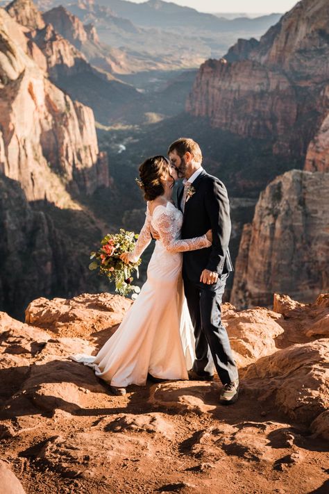 9 Reasons to Elope | How to Know if Eloping is Right for You Zion Elopement, Epic Landscape, Hiking Wedding, Epic Elopement, Landscape Wedding, Sunrise Elopement, Elopement Destinations, Elopement Planner, Hiking Elopement