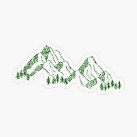 Get my art printed on awesome products. Support me at Redbubble #RBandME: https://www.redbubble.com/i/sticker/The-mountains-are-my-life-by-saraahs/79862104.O9UDB?asc=u Goodnotes Inspiration, Mountain Stickers, Mountains Sticker, Car Deco, Mountain Illustration, A Birthday Present, Mountain Lover, Plastic Stickers, Mountain Travel