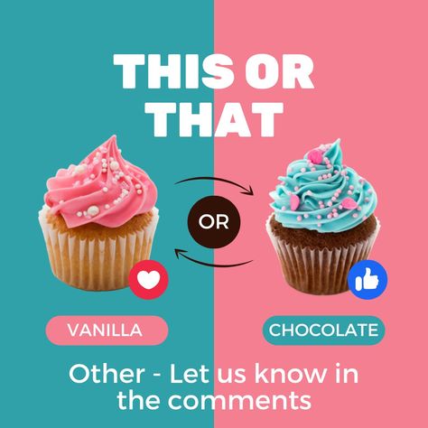 It's National Cupcake Day! What's your go to cupcake flavor? Vanilla ❤️? Chocolate 👍? Or Other (let us know in the chat)! National Cupcake Day, Cupcake Day, Ui Ux Designer, Bell Ringers, Cupcake Flavors, Social Media Designs, Ux Designer, Personal Chef, Vanilla Chocolate