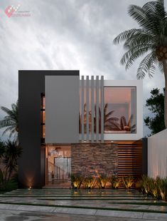 Home Designs Exterior, A Modern House, Modern Minimalist House, Modern Exterior House Designs, Minimalist House Design, House Front Design, Modern Architecture House, Contemporary House Design, Dream House Exterior