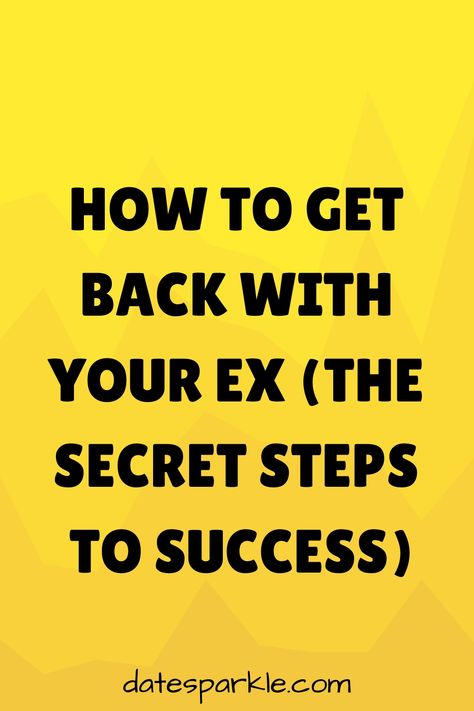 Looking to get back with your ex but not sure how to start? Don't worry, we've got you covered! Rekindling a relationship can be tricky but with these 5 easy steps, you'll be on your way to success in no time! From heartfelt conversations to spontaneous date nights, we've got all the tips you need. Check out our guide on "How to Get Back with Your Ex (5 Steps to Success)" and start working towards rebuilding that special connection today. Ways To Get Your Ex Back, Rebuilding Trust, Get A Girlfriend, Growing Apart, Get A Boyfriend, Steps To Success, Communication Is Key, Getting Him Back, Take A Step Back