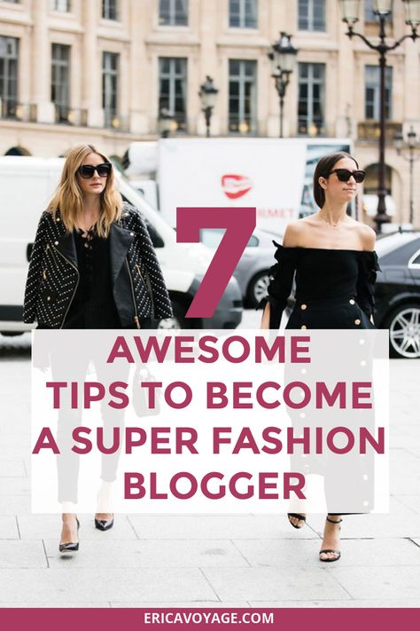 Becoming a super fashion blogger takes a lot of hard work. One of the first pieces of advice that any pro blogger will give you is that you need to choose a niche for your blog. | ericavoyage.com Super Tips, Career Fashion, Blogger Tips, Fashion Tips For Women, How To Pose, Style Mistakes, Wearing Clothes, Blog Tips, Fashion Stylist