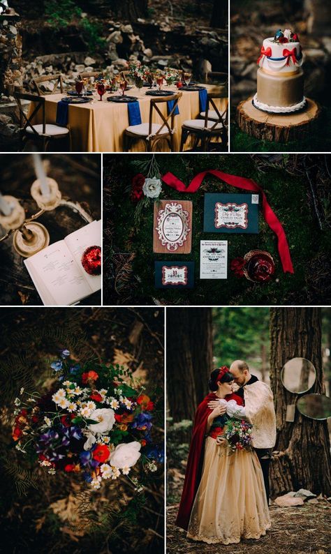 Snow White Bridal Shower Ideas, Snow White Themed Wedding, Snow White Quinceanera Theme, Snow White Party Decorations, Snow White Wedding Theme, Snow White Theme, Snow White Wedding, Temple Marriage, White Wedding Inspiration