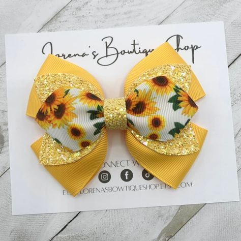 Diy Bows For Hair, Ribbon Hair Bows Diy, Fall Hair Bows Ideas, 2023 Necklace, Fall Bows For Hair, Adjustable Hair Accessories With Decorative Bow For Summer, Cute Summer Bow With Ribbon, Adjustable Hair Accessories With Decorative Bow For Spring, Diy Baby Hair Bows