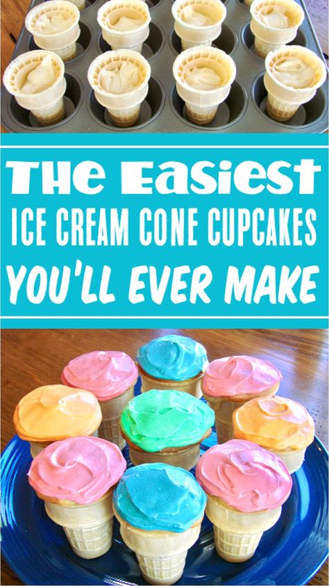 Ice Cream Cupcakes Cones Cupcake In Ice Cream Cone How To Make, Cupcakes In Ice Cream Cones How To Make, Cupcakes Made In Ice Cream Cones, Cupcakes With Ice Cream Cones, Baking Cupcakes In Ice Cream Cones, Cake In Ice Cream Cones Recipes, Cone Cupcakes Ideas, Cupcakes In Cones, Cupcake Cones Holder