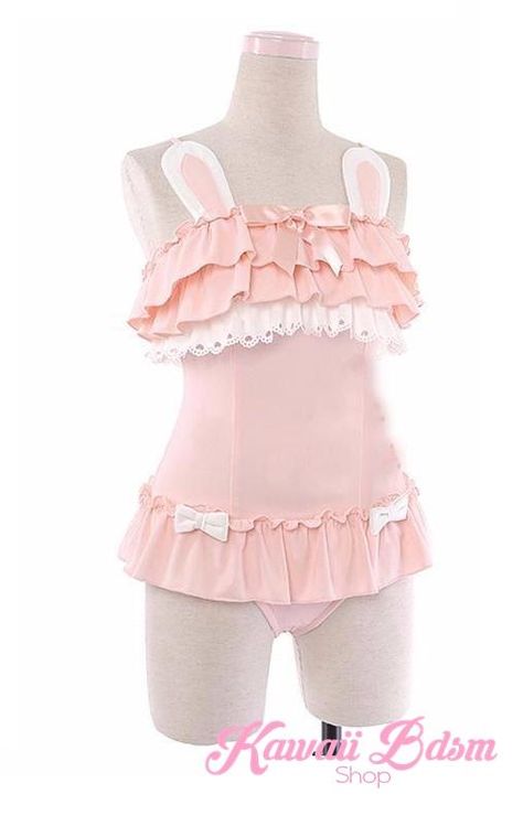 Body Swimsuit, Bunny Onesie, Style Kawaii, Cute Lingerie, Cute Swimsuits, Pretty Lingerie, Pink Outfits, Kawaii Clothes, Costume Halloween