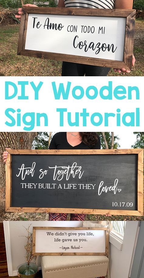 Diy Pallet Decoration, Picture Frame Crafts, Wooden Signs Diy, How To Make Stencils, Diy Picture Frames, Diy Wood Signs, Diy Holz, Diy Picture, Pallet Signs