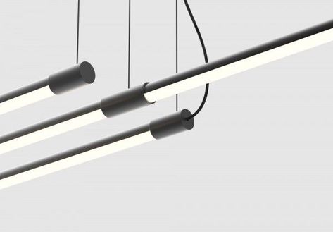 Modular Lights, Bar Lamp, Suspension Lighting, Table Lamp Office, Pipe Lighting, Minimal Lighting, Dark Interiors, Tube Light, An Exercise