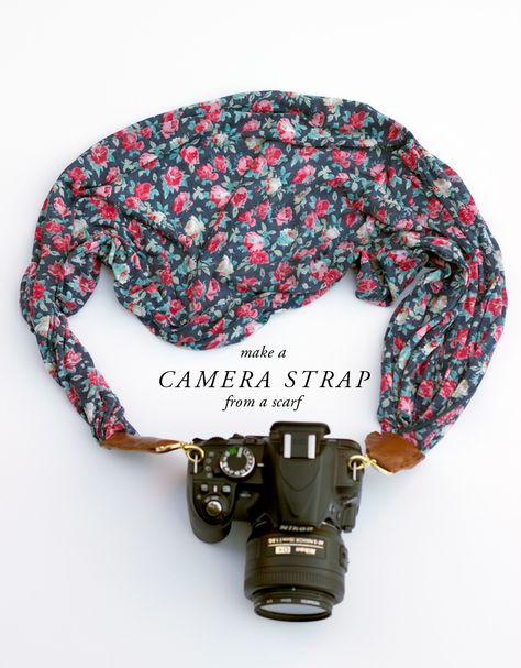 8 Fashionable Camera Accessories You Can Make Yourself (or Buy, If You're Not Crafty) Diy Camera Strap, How To Make Camera, Diy Gifts To Make, Diy Summer Crafts, Diy Camera, Girlfriend Christmas, Diy Scarf, Christmas Gifts For Girlfriend, Foto Tips