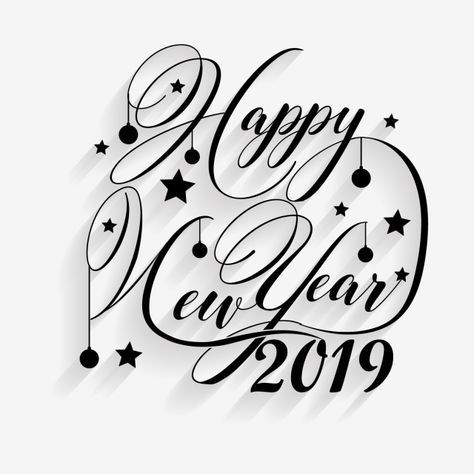 Happy New Year 2019 Calligraphy Happy New Year Calligraphy, Quotes Calligraphy, Happy New Year Gif, Happy New Year Wallpaper, New Year Gif, Happy New Year 2018, New Year Message, Happy New Year Quotes, Happy New Year Images