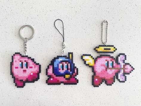 Kirby Pixel Perler Beads Art, Can Be Fridge Magnet, Keychain, Phone Charm and Badge - Etsy Canada