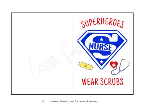 10 Cute Nurse Thank You Cards (Free Printable) - Cassie Smallwood Free Nurse Appreciation Printables, Cards For Doctors, Superhero Thank You Cards, Thank You Mentor, Letter Folding, Thank You Nurses, Nurse Appreciation Week, Nursing School Gifts, Appreciation Printable